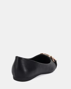 CLOVA BLACK Ballet Flats