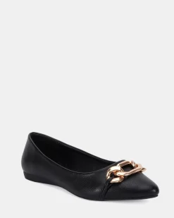 CLOVA BLACK Ballet Flats