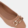 CLOVA CAMEL Ballet Flats