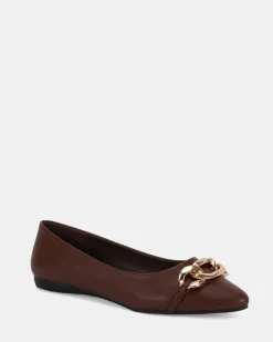CLOVA MILK CHOCOLATE Ballet Flats