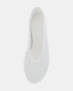 CODA WHITE Ballet Flats