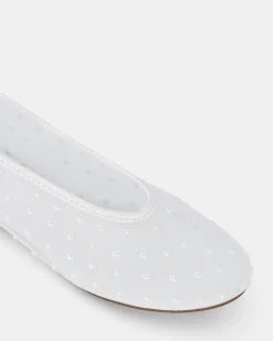 CODA WHITE Ballet Flats