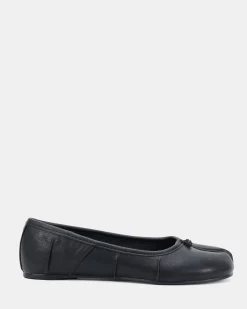 CONCRETE BLACK Ballet Flats
