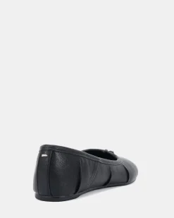CONCRETE BLACK Ballet Flats
