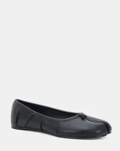 CONCRETE BLACK Ballet Flats