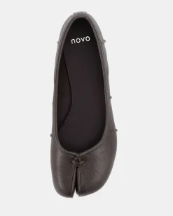 CONCRETE ESPRESSO Ballet Flats