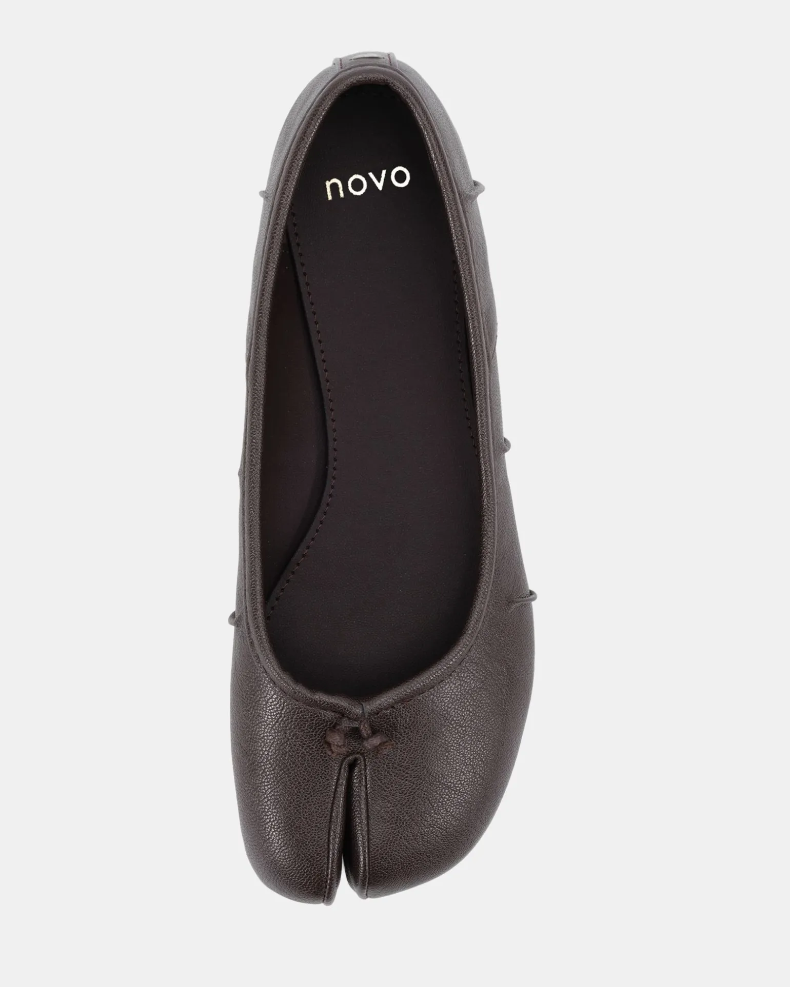 CONCRETE ESPRESSO Ballet Flats