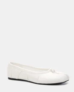 CONCRETE WHITE Ballet Flats