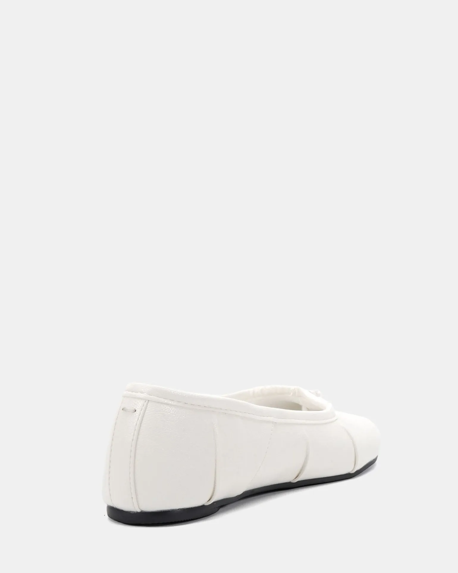 CONCRETE WHITE Ballet Flats