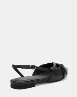 CORBIN BLACK Ballet Flats