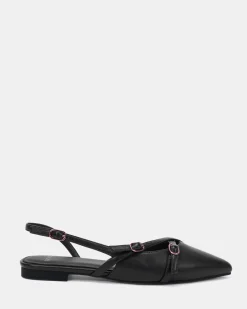 CORBIN BLACK Ballet Flats