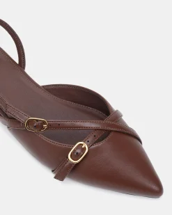 CORBIN MILK CHOCOLATE Ballet Flats