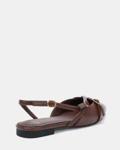 CORBIN MILK CHOCOLATE Ballet Flats