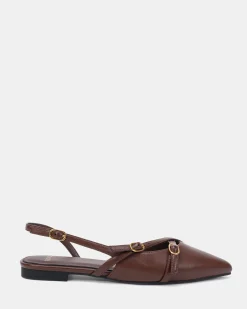 CORBIN MILK CHOCOLATE Ballet Flats