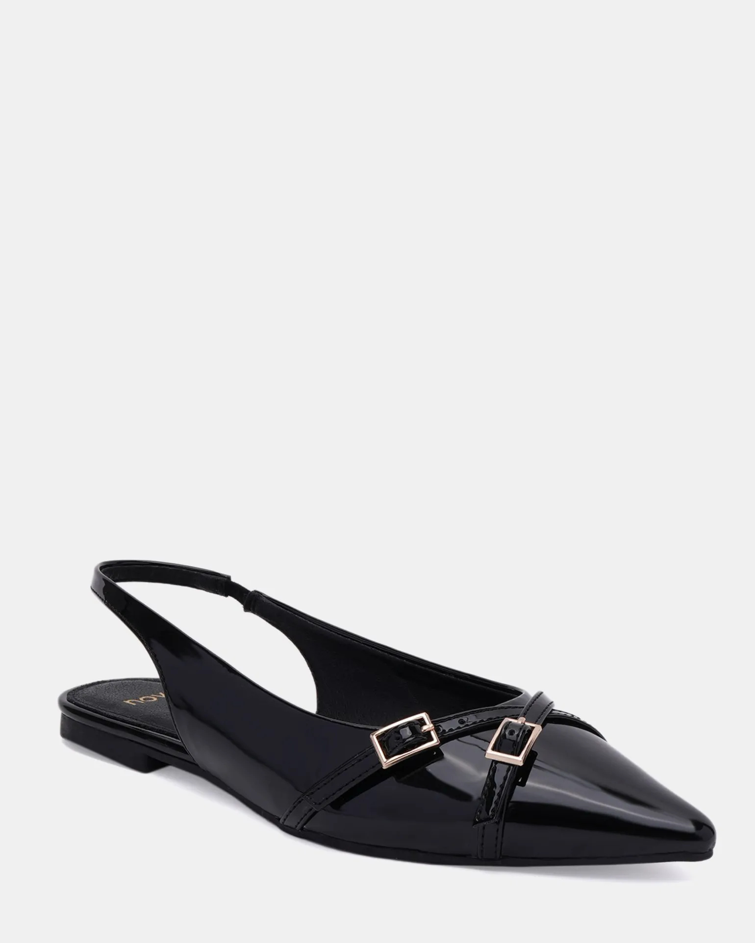 CORDOVA Black Patent Ballet Flats