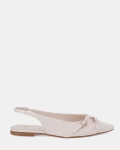 CORDOVA CREAM PATENT Ballet Flats
