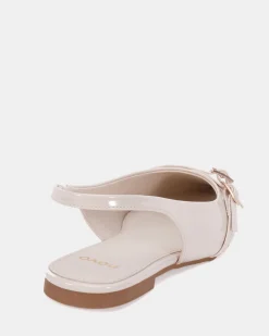 CORDOVA CREAM PATENT Ballet Flats