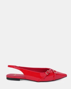 CORDOVA Red Patent Ballet Flats