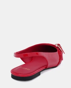 CORDOVA Red Patent Ballet Flats