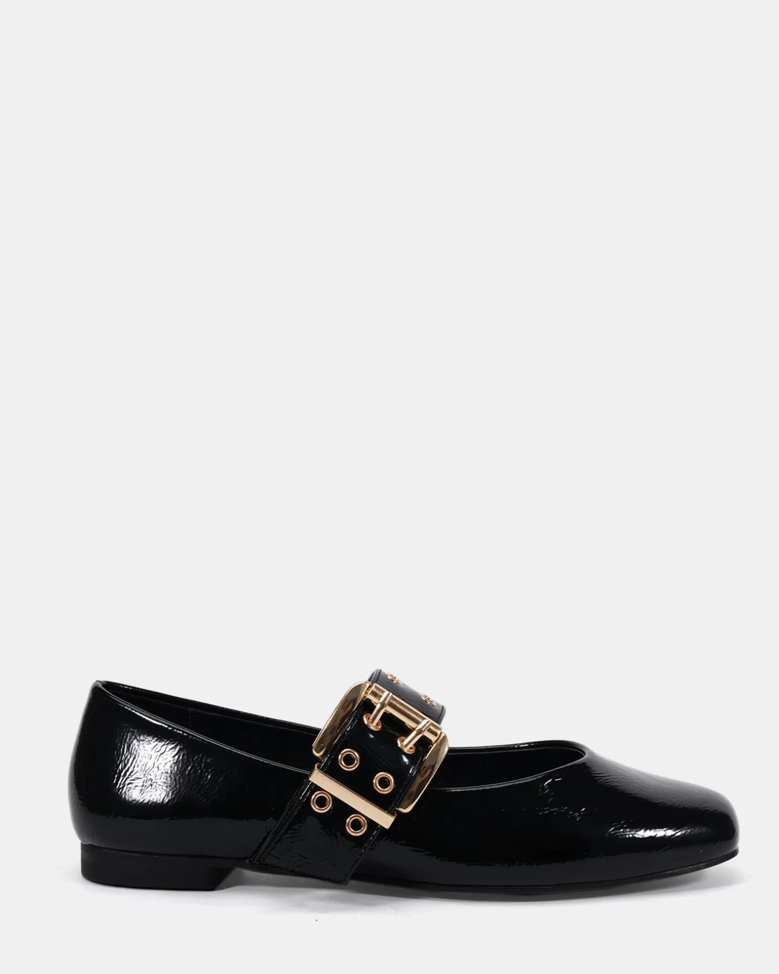 COTILLION Black Patent Ballet Flats