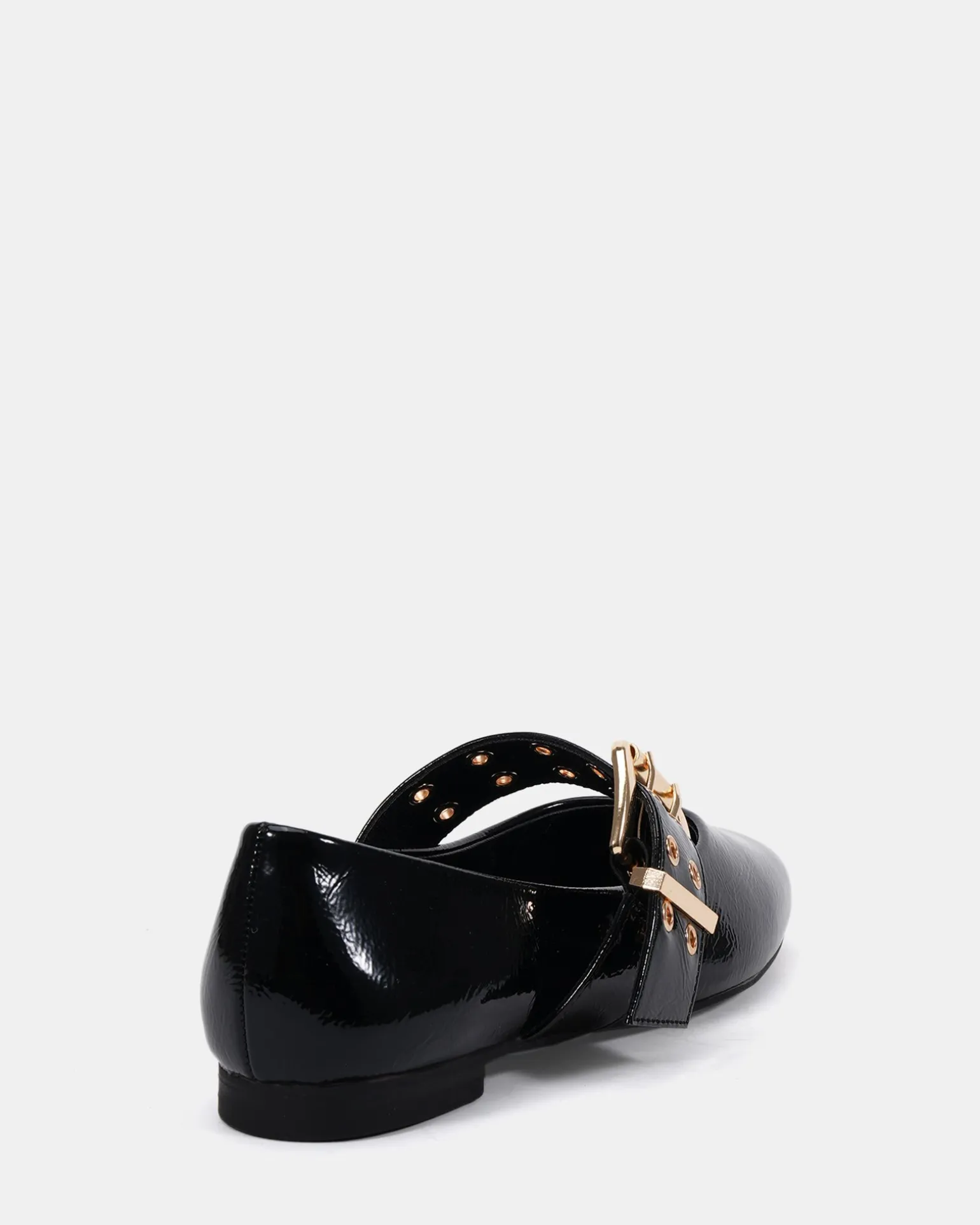 COTILLION Black Patent Ballet Flats