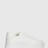 CREMA WHITE Lace Up Sneakers