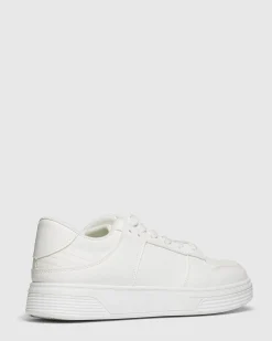 CREMA WHITE Lace Up Sneakers