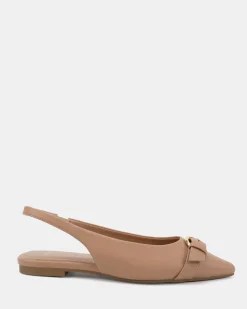 CROSBY CAMEL Ballet Flats