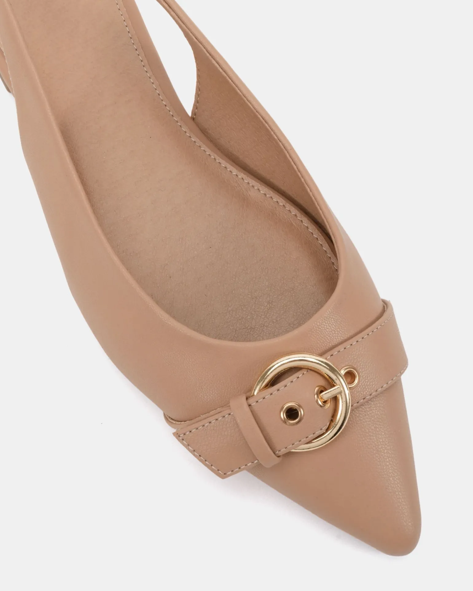 CROSBY CAMEL Ballet Flats
