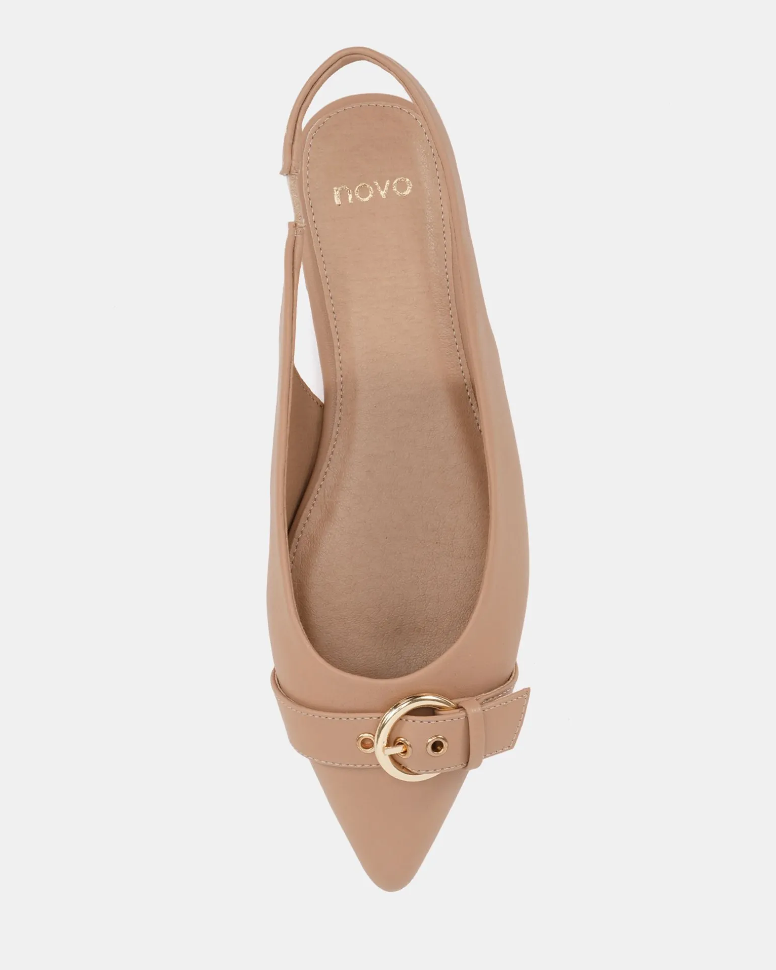 CROSBY CAMEL Ballet Flats