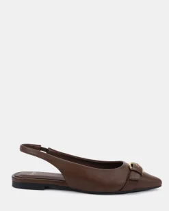 CROSBY MILK CHOCOLATE Ballet Flats