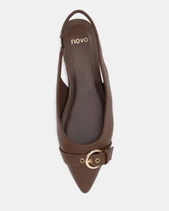 CROSBY MILK CHOCOLATE Ballet Flats