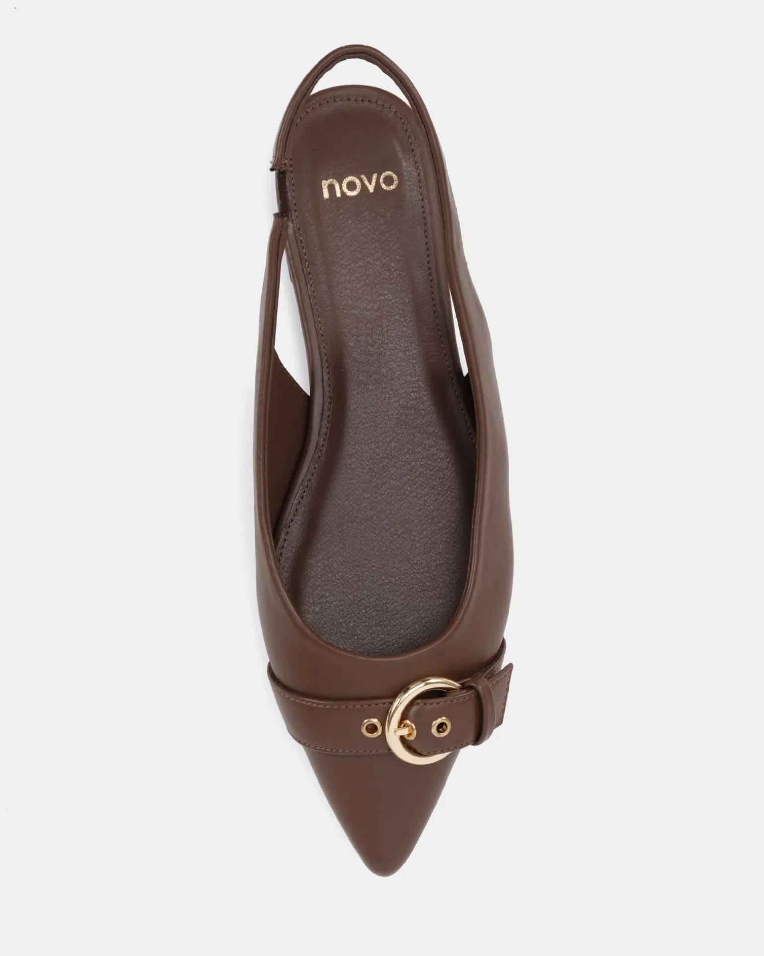 CROSBY MILK CHOCOLATE Ballet Flats