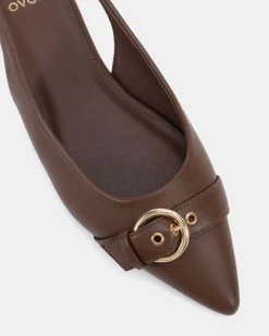 CROSBY MILK CHOCOLATE Ballet Flats
