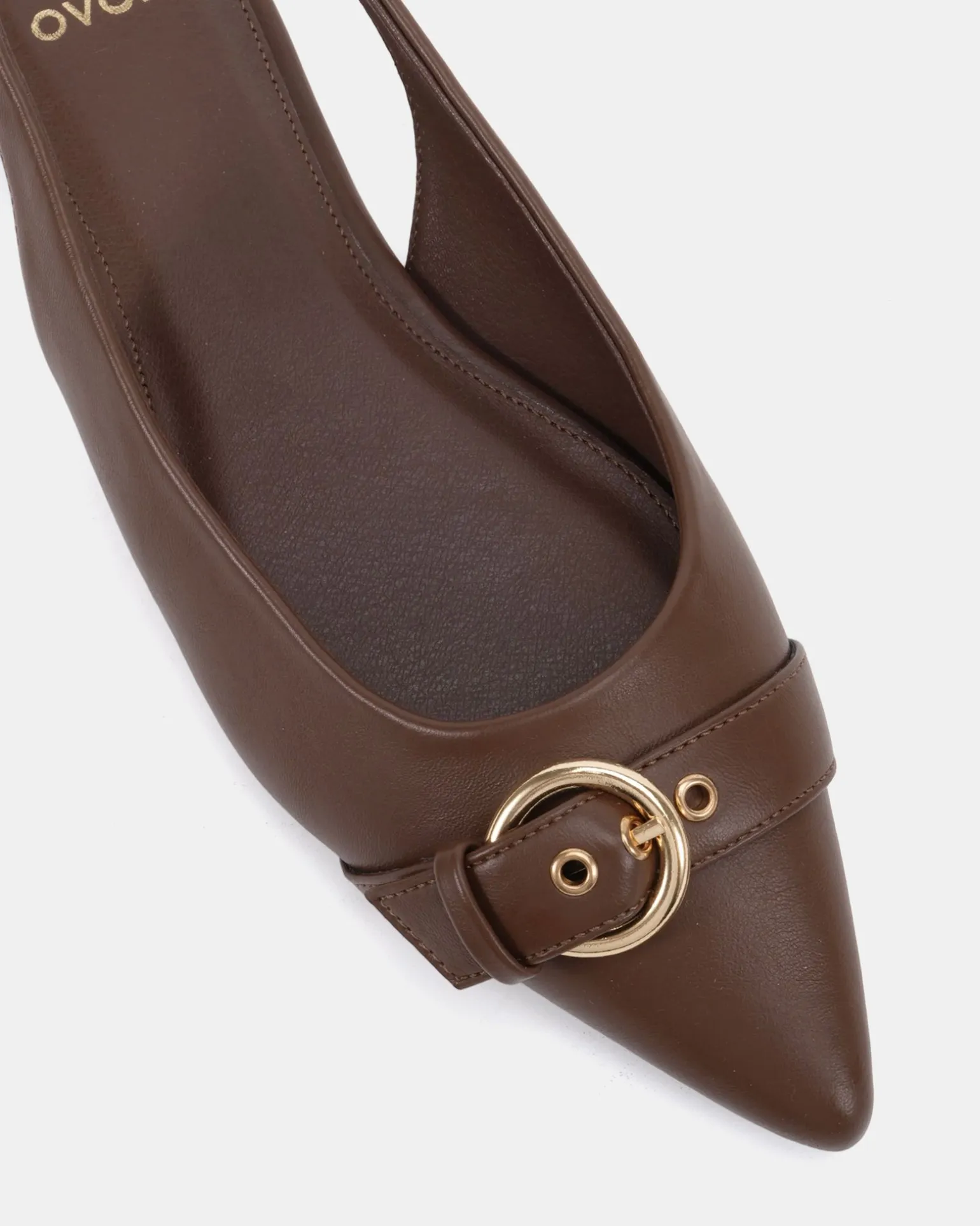 CROSBY MILK CHOCOLATE Ballet Flats