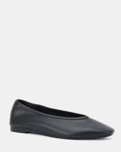 CUBIC BLACK Ballet Flats