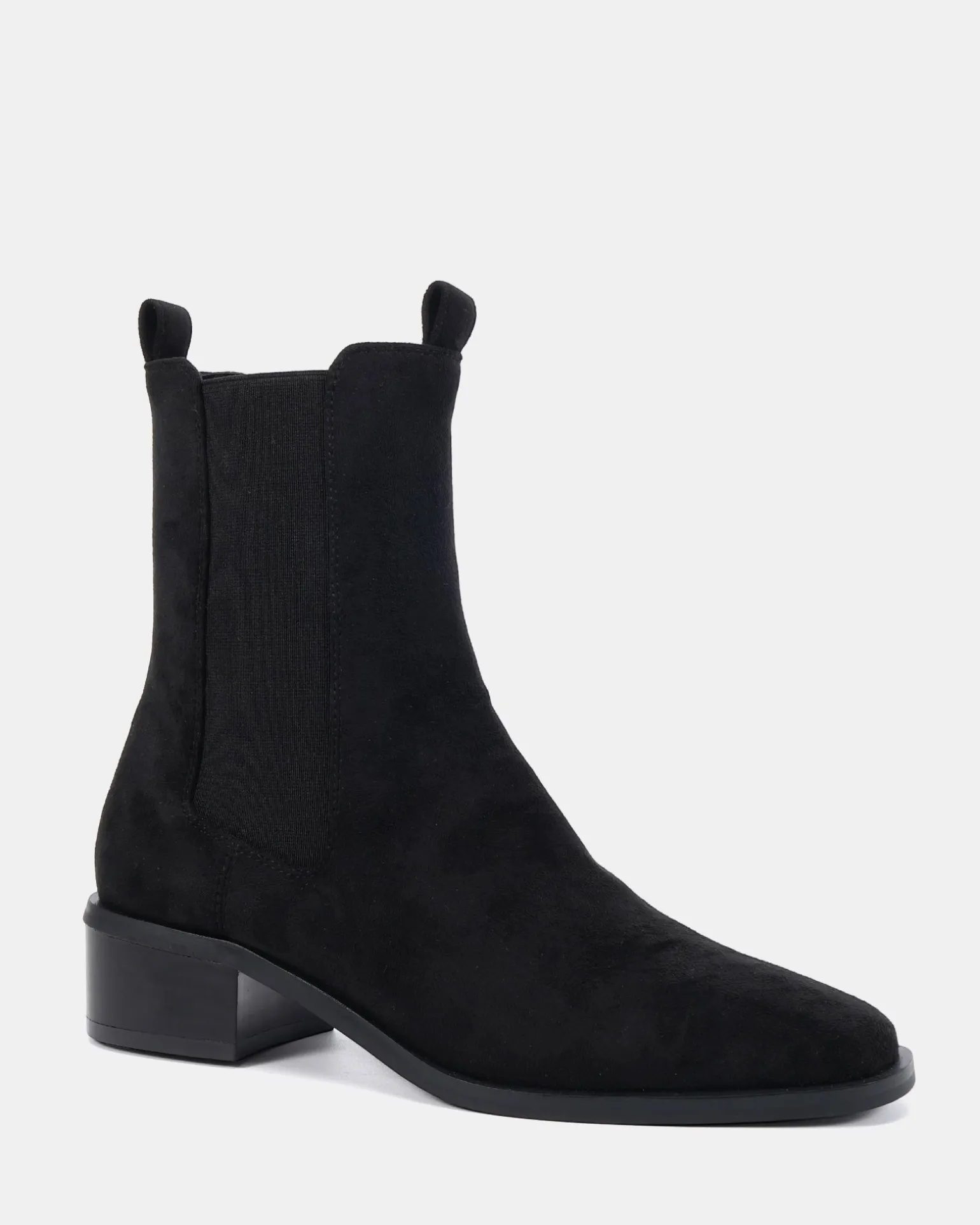 DALTA Black Suede Ankle Boots