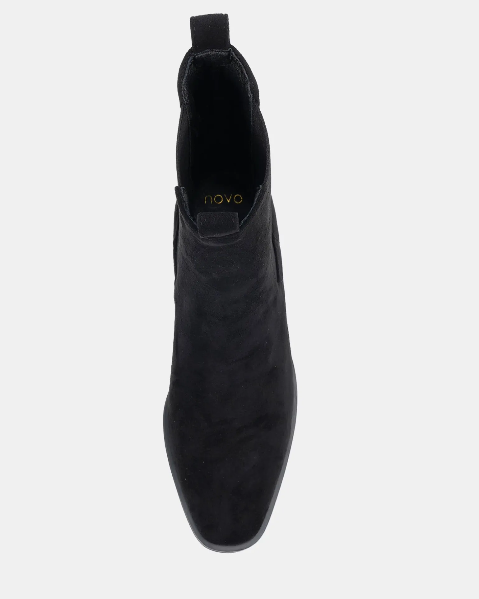 DALTA Black Suede Ankle Boots