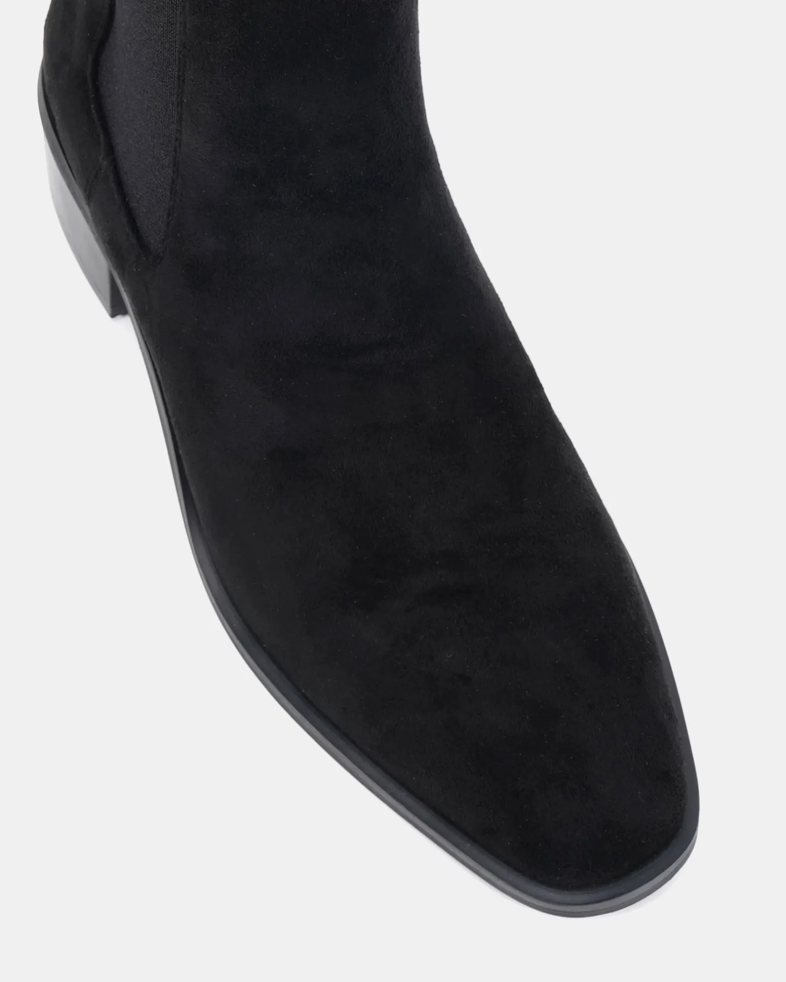DALTA Black Suede Ankle Boots