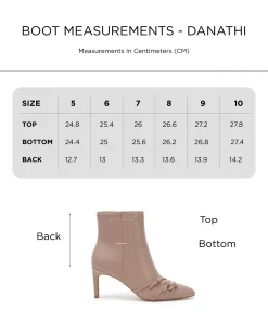DANATHI TAUPE Ankle Boots