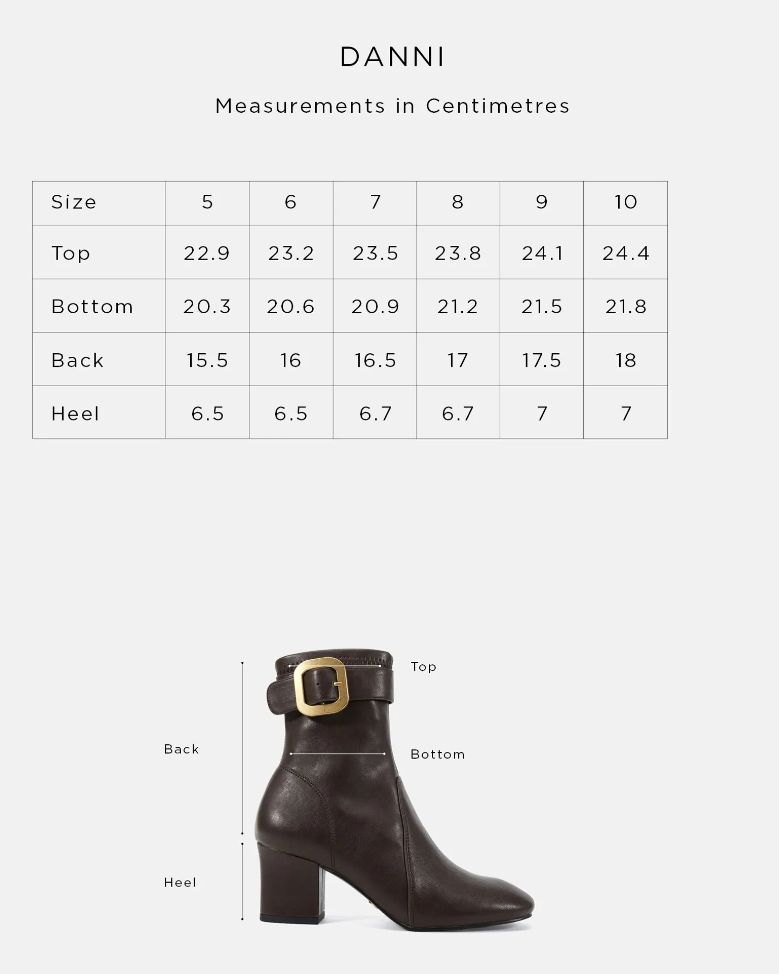 DANNI BLACK Ankle Boots