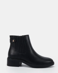 DARCEL BLACK Heeled Boots