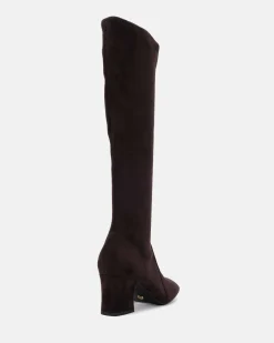 DASHIELL ESPRESSO SUEDE Long Boots