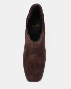 DEFT ESPRESSO SUEDE Heeled Boots