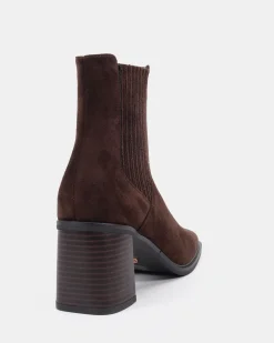 DEFT ESPRESSO SUEDE Heeled Boots
