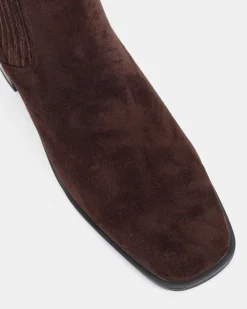 DEFT ESPRESSO SUEDE Heeled Boots