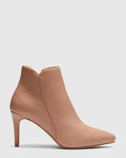 DELMONT Nude Slip On Boots