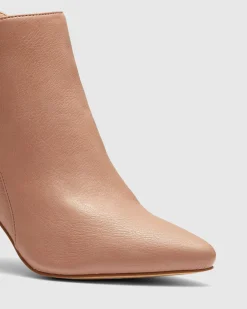 DELMONT Nude Slip On Boots