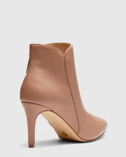 DELMONT Nude Slip On Boots
