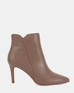 DELMONT TAUPE Slip On Boots